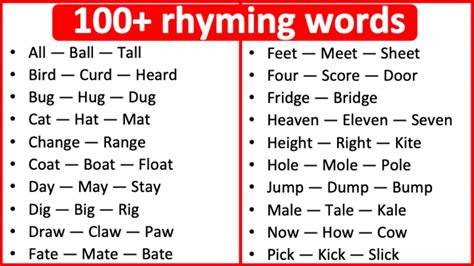 rhyming words generator.